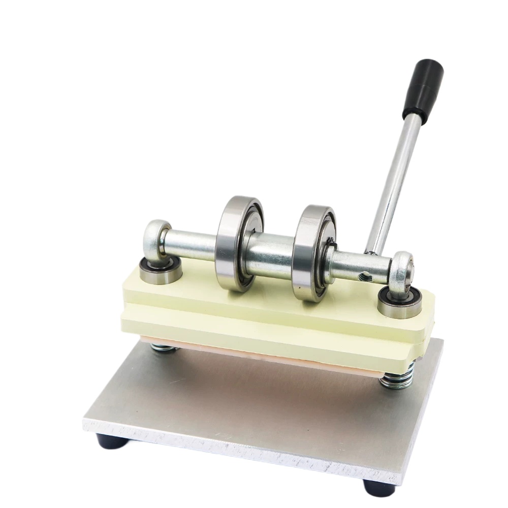 Leatherwork Hand Press - 1 Stück Handpressschneider, Zuführbreite 15 cm,
