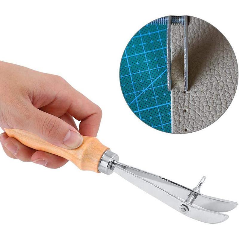 *Verstellbares Lederkanten-Ril – Groover Stitching Tool Bewertung und Preis