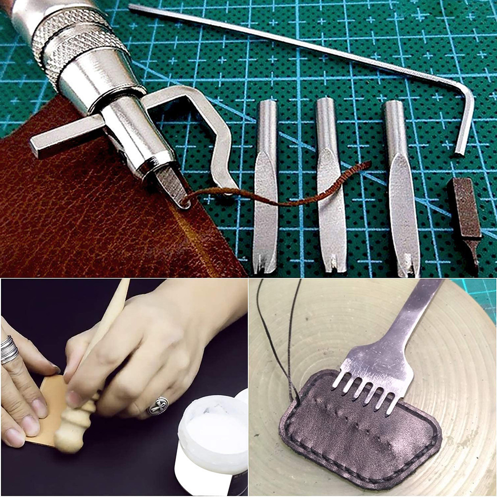 7-in-1 Verstellbarer Lederbear – Groover Stitching Tool Bewertung und Preis