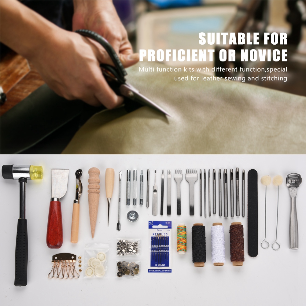 42-teiliges Lederhandwerkszeug – Groover Stitching Tool Bewertung und Preis