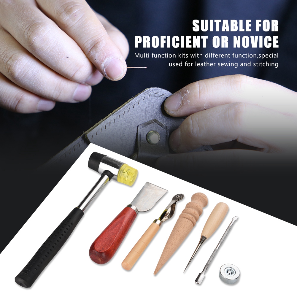 42-teiliges Lederhandwerkszeug – Groover Stitching Tool Bewertung und Preis