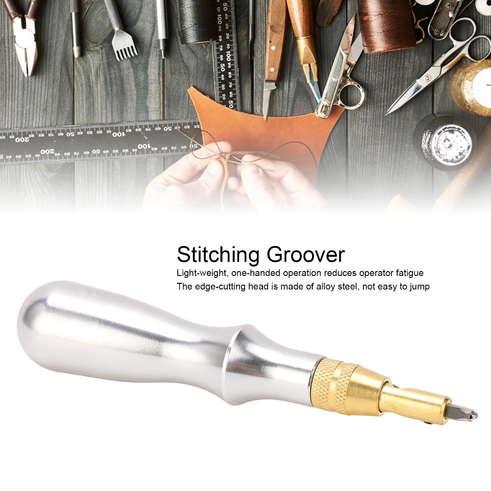 7-teiliges Aluminium-Griff-Nah – Groover Stitching Tool Bewertung und Preis