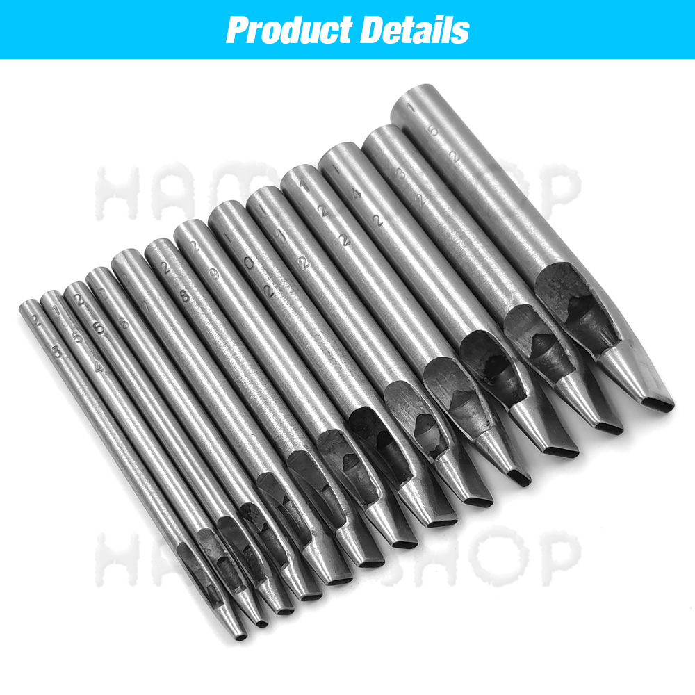 2mm/3mm breiter ovaler Lederlo – Rivet Setter Tool Bewertung und Preis
